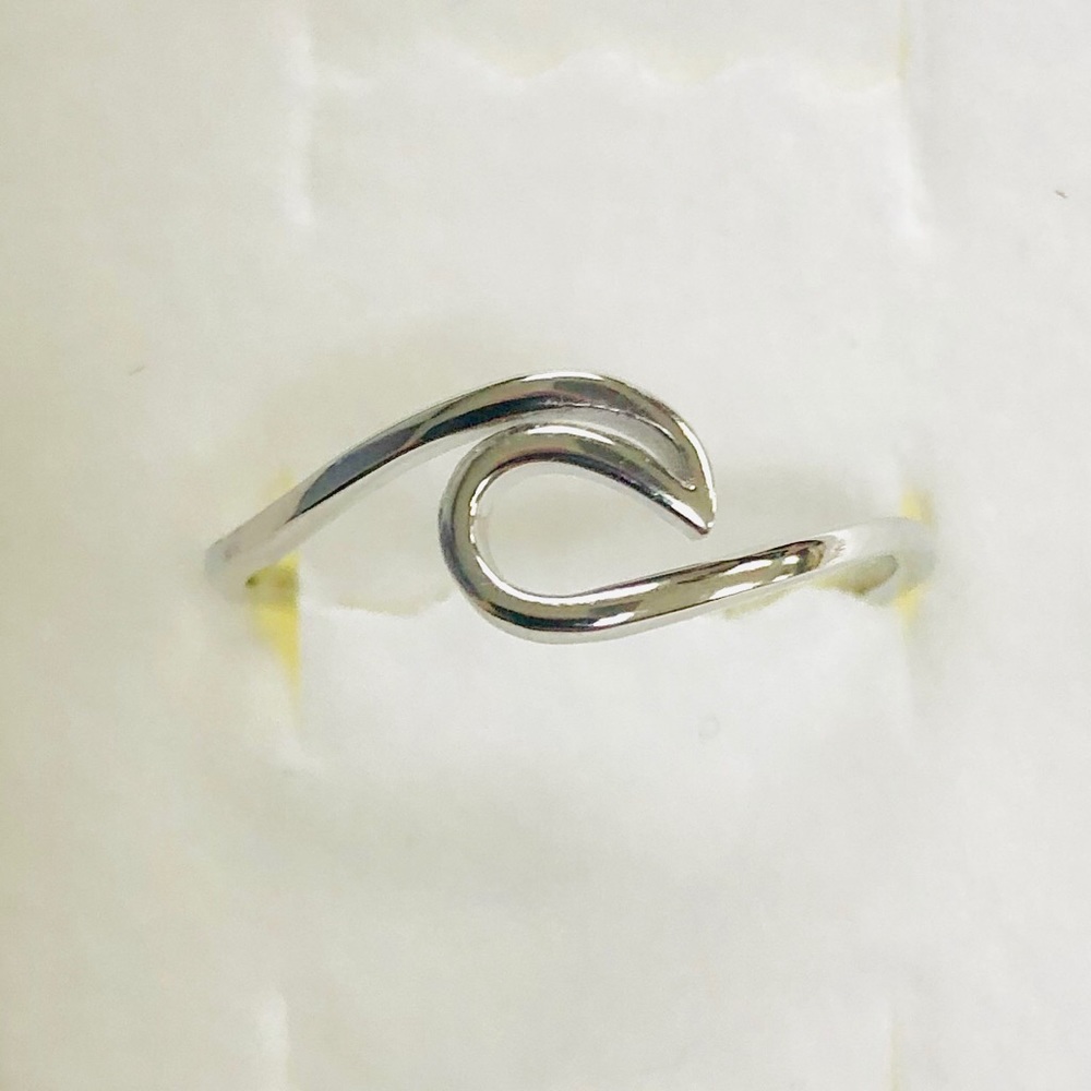 Sterling Silver 925 Wave Ring